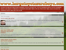 Tablet Screenshot of hargatoyotasurabaya.com